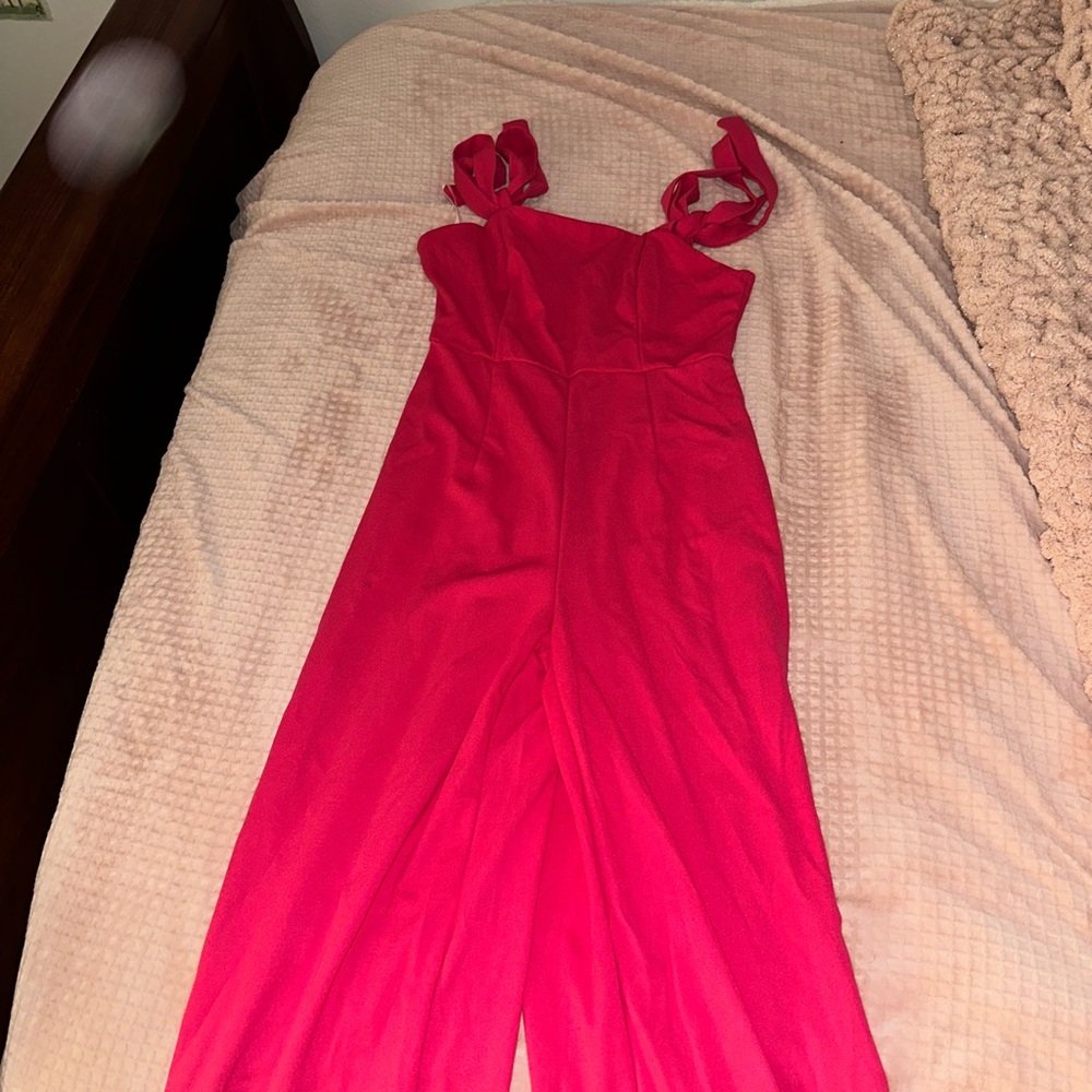 Stylish hot pink Jumpsuit